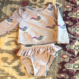 Baby Gap two piece suit with sun shirt